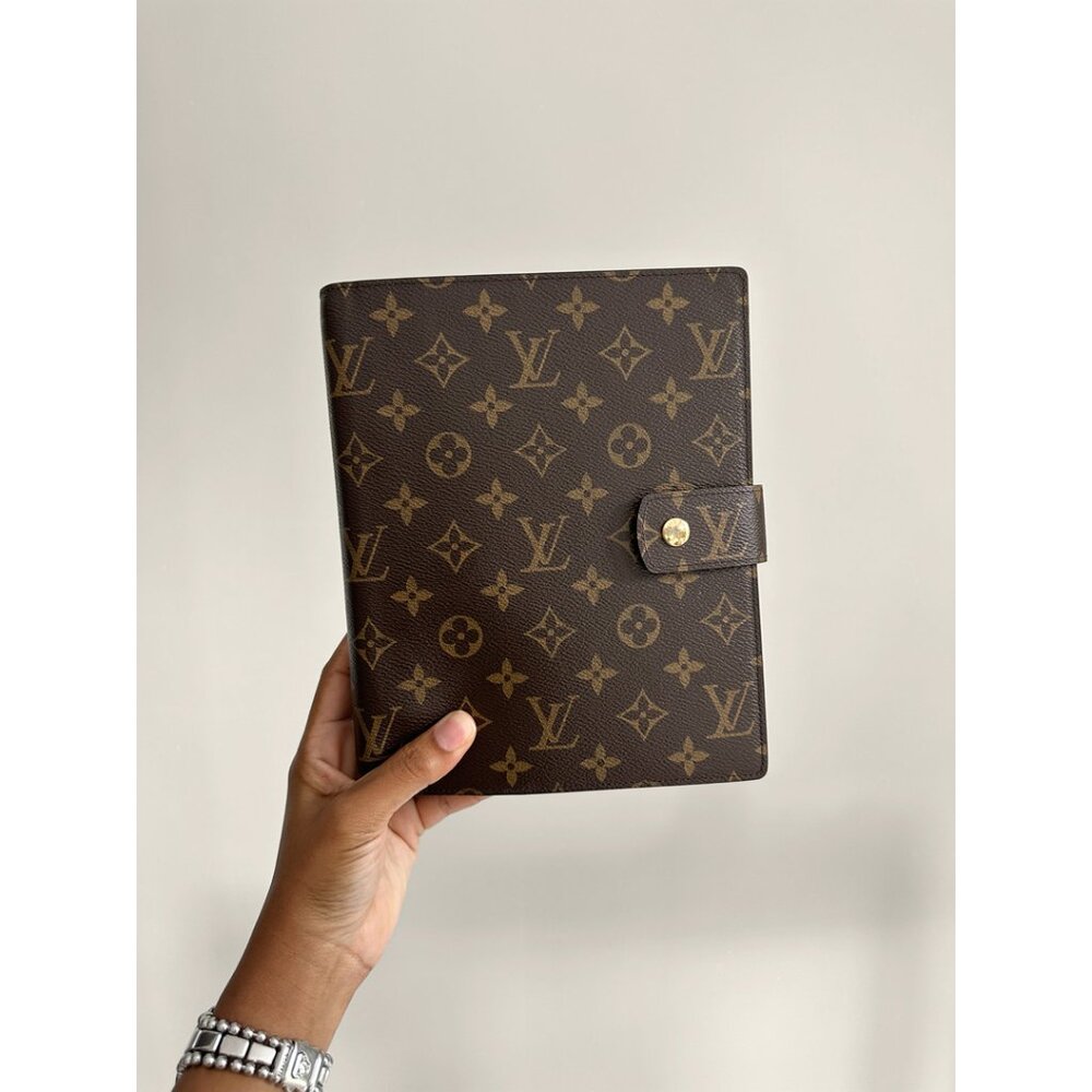 Louis Vuitton Brown Monogram Agenda Cover